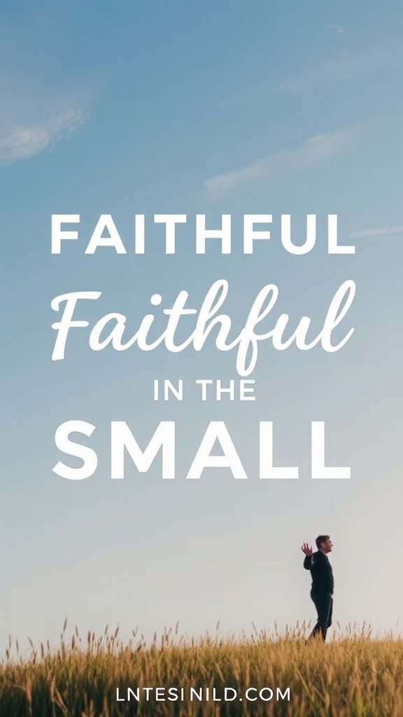 Faithful in the Small: Why God Uses Daily Obedience