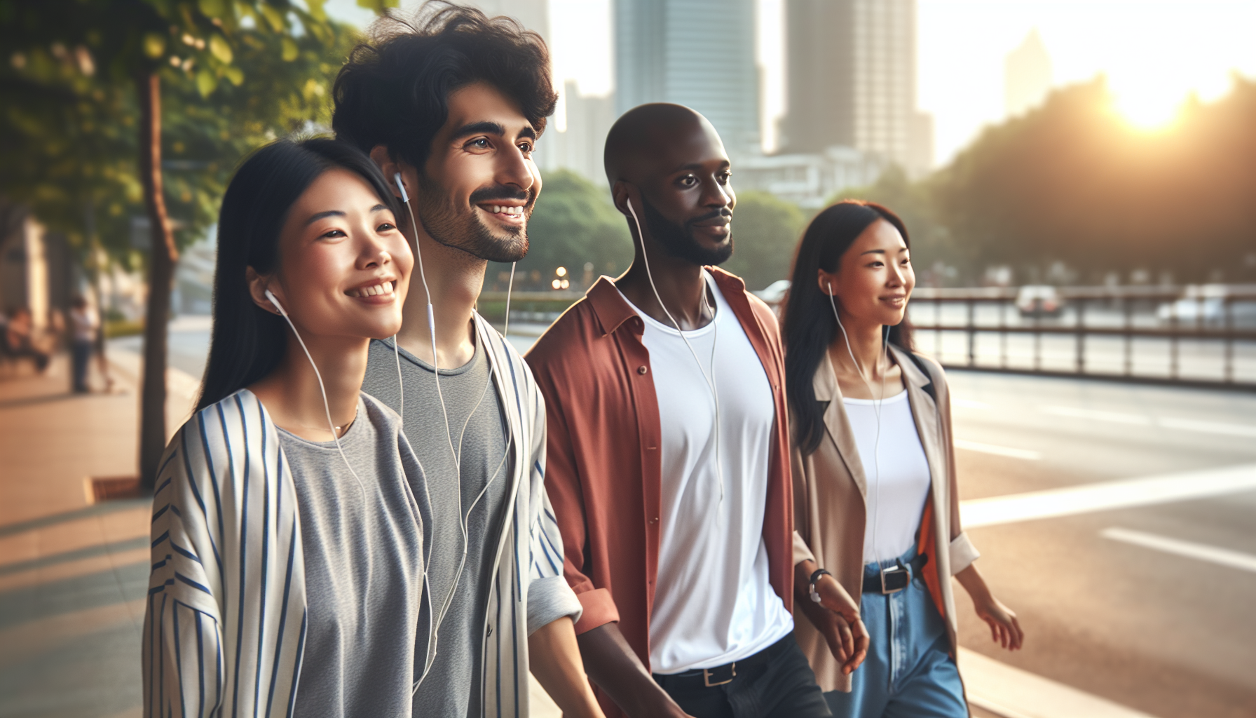 walking to christian music