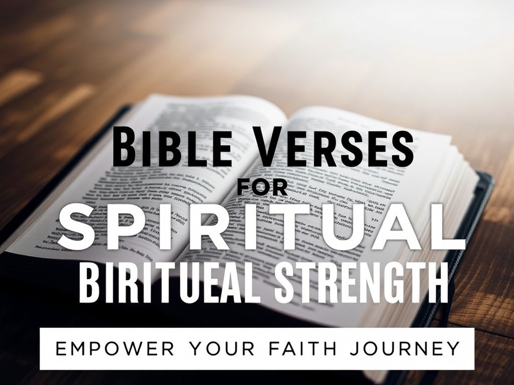 Bible Verses for Spiritual Strength: Empower Your Faith Journey