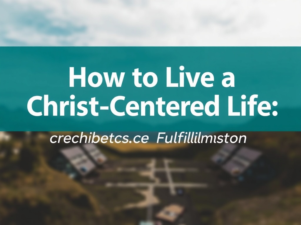 How to Live a Christ-Centered Life: Embrace True Fulfillment