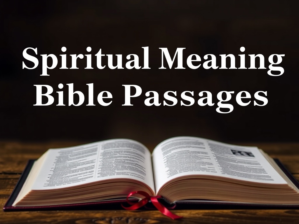 Spiritual Meaning Behind Bible Passages: Unveil Hidden Insights